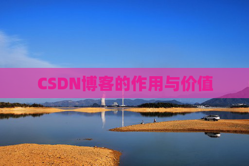 CSDN博客的作用与价值